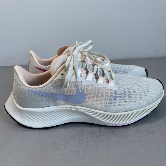 Nike Shoes Womens Size 7.5 Air Zoom Pegasus 37 Pale Ivory Running Sneakers - Picture 5 of 16